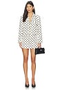 view 5 of 6 Jones Skort in White Black Dots