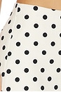 view 6 of 6 Jones Skort in White Black Dots