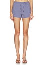 view 1 of 6 Winnow Shorts in Blue Stripe