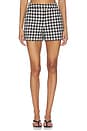 view 1 of 6 Bianca Shorts in Black Gingham