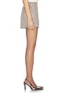 view 4 of 6 Emily Skort Gingham in Brown Beige