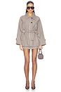 view 6 of 6 Emily Skort Gingham in Brown Beige