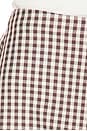 view 7 of 6 Emily Skort Gingham in Brown Beige