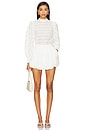 view 5 of 6 Capri Shorts in White Crochet