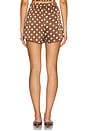 view 4 of 6 Parker Shorts in Brown Dots