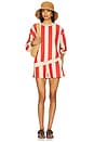 view 4 of 4 Scout Sweatshirt in Red Beige Stripe