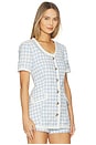 view 2 of 5 Frances Jacket in Light Blue Gingham in Lightt Blue Gingham