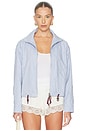 view 2 of 6 BLOUSON RILEY  in Light Blue Plaid