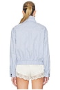 view 4 of 6 BLOUSON RILEY  in Light Blue Plaid