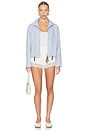 view 5 of 6 BLOUSON RILEY  in Light Blue Plaid