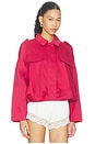 view 3 of 5 Archie Jacket in Ruby