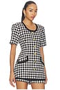 view 2 of 5 BLOUSON FRANCES  in Black Gingham