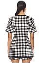 view 3 of 5 BLOUSON FRANCES  in Black Gingham