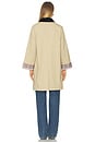 view 4 of 4 Abigail Trench Coat in Tan With Plaid Combo