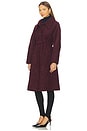 view 3 of 4 MANTEAU SKYLAR in Burgundy