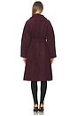 view 4 of 4 MANTEAU SKYLAR in Burgundy