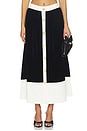 view 1 of 6 Mallory Skirt in Black & White