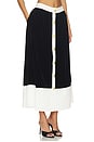 view 2 of 6 Mallory Skirt in Black & White