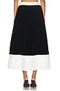 view 4 of 6 Mallory Skirt in Black & White