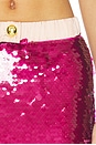view 6 of 6 Clara Skirt in Magenta Sequin