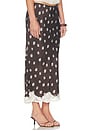 view 2 of 7 JUPE ALEXI  in Brown Rose Print