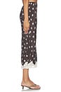 view 4 of 7 JUPE ALEXI  in Brown Rose Print