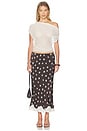view 5 of 7 JUPE ALEXI  in Brown Rose Print