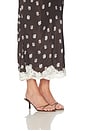 view 6 of 7 JUPE ALEXI  in Brown Rose Print