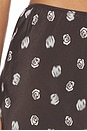 view 7 of 7 JUPE ALEXI  in Brown Rose Print