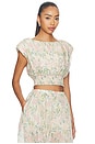 view 2 of 4 Ara Top in Vintage Floral Print