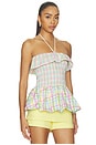 view 2 of 5 Goldie Top in Multi Plaid