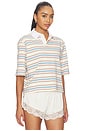 view 2 of 4 Frankie Top in Ivory Light Blue Pink