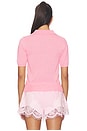 view 3 of 4 Darcy Polo Top in Baby Pink