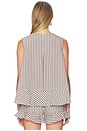view 3 of 5 Miller Top in Brown Navy Stripe