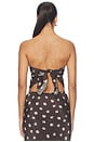view 3 of 5 ÉCHARPE ALEXI in Brown Rose Print