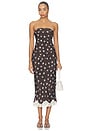 view 4 of 5 ÉCHARPE ALEXI in Brown Rose Print