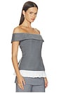 view 3 of 5 Ivy Top in Grey