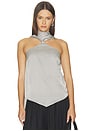 view 1 of 6 Virginia Top in Black White Stripe