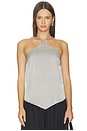 view 2 of 6 Virginia Top in Black White Stripe