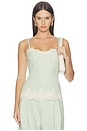view 1 of 5 Gabby Top in Mint Ivory