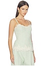 view 2 of 5 Gabby Top in Mint Ivory