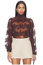 view 1 of 4 Shana Top in Brown