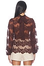view 4 of 4 Shana Top in Brown