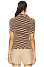 view 3 of 5 Teddy Top in Brown & White