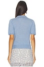 view 3 of 4 Darcy Polo Top in Light Blue