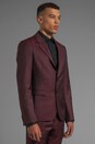 view 3 of 7 Classic Fitted Blazer in Ox Blood