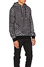 view 2 of 4 Clean Hoodie in Broken Stripe in Broken Stripe Black