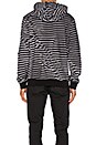 view 3 of 4 Clean Hoodie in Broken Stripe in Broken Stripe Black