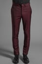 view 1 of 6 Classic Slim Tailored Trouser in Ox Blood