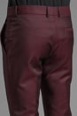 view 6 of 6 Classic Slim Tailored Trouser in Ox Blood